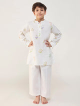 Jay Forever Linen Kurta - White
