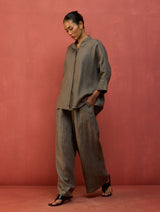 Yoko Forever Linen Shirt - Grey