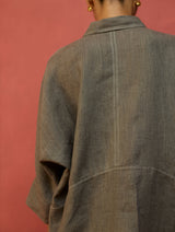 Yoko Forever Linen Shirt - Grey