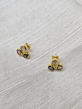 Myra Stud Earrings - Rose