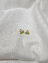 Myra Stud Earrings - Sea