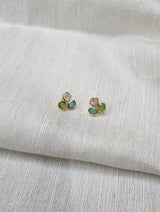 Myra Stud Earrings - Sea