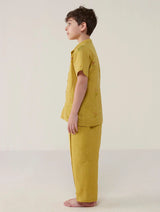 Neo Timeless Linen Pants - Ochre