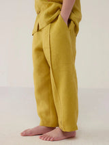 Neo Timeless Linen Pants - Ochre