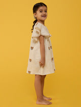Nia Linen Dress - Natural