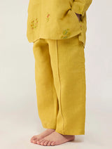 Jay Forever Linen Kurta Set - Ochre