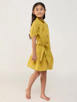 Sia Floral Dress - Ochre