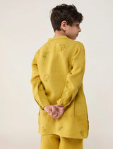Jay Forever Linen Kurta - Ochre