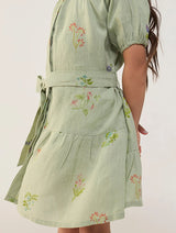 Sia Floral Dress - Mint