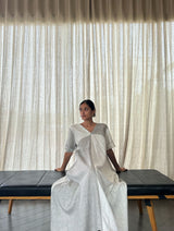 Masa Timeless Linen Dress - Off-White