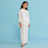 Leina A- Line Linen Co-ord Set - White