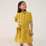 Sia Floral Dress - Ochre