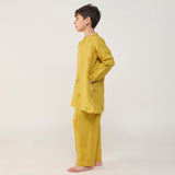 Jay Forever Linen Kurta Set - Ochre
