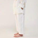 Jay Forever Linen Kurta Set - White