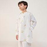 Jay Forever Linen Kurta - White