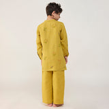 Jay Forever Linen Kurta - Ochre