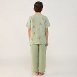 Neo Timeless Linen Pants - Mint