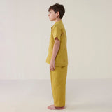 Neo Timeless Linen Pants - Ochre