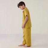 Neo Timeless Linen Pants - Ochre
