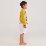 Kei Timeless Linen Shorts - White