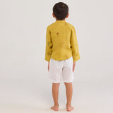 Kei Timeless Linen Shorts - White