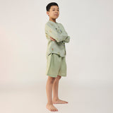 Kei Timeless Linen Shorts - Mint