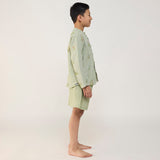 Kei Timeless Linen Shorts - Mint