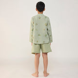 Kei Timeless Linen Shorts - Mint