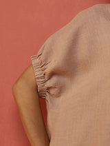 Hoshi Linen Co-ord Set - Dusty Rose