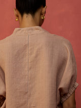 Hoshi Linen Co-ord Set - Dusty Rose