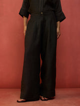 Yoko Forever Linen Co-ord Set - Charcoal