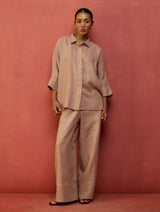 Yoko Forever Linen Co-ord Set - Dusty Rose