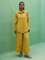 Alila Hand-Embroidered Co-ord Set - Ochre