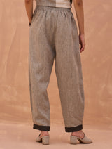 Hana Linen Pant - Charcoal