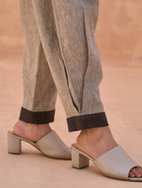 Hana Linen Pant - Charcoal