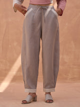 Hana Linen Pant - Off White