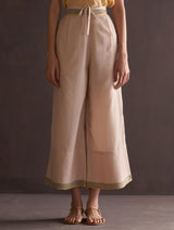 Saori Hand-Embroidered Kurta Set - Sun