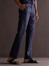 Akio Live-in Pants - Navy