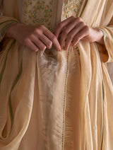 Saori Hand-Embroidered Kurta Set - Sun