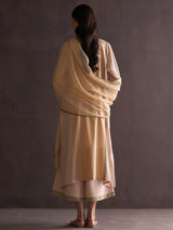 Saori Hand-Embroidered Kurta Set - Sun