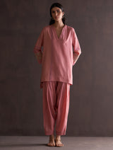 Ikai Salwar Pant - Coral