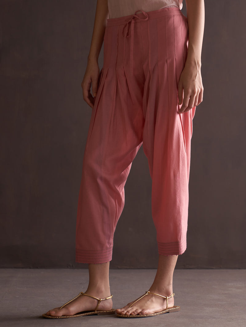 Ikai Salwar Pant - Coral