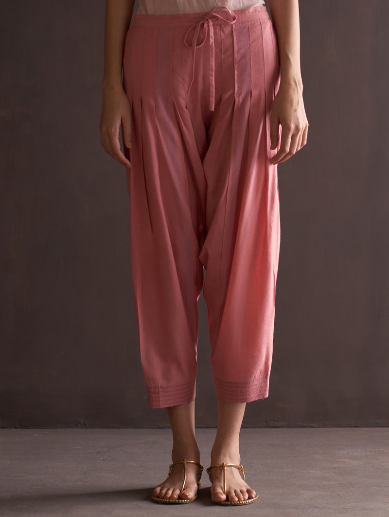 Ikai Salwar Pant - Coral
