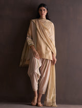 Zumi Hand-Embroidered Kurta Set - Sun