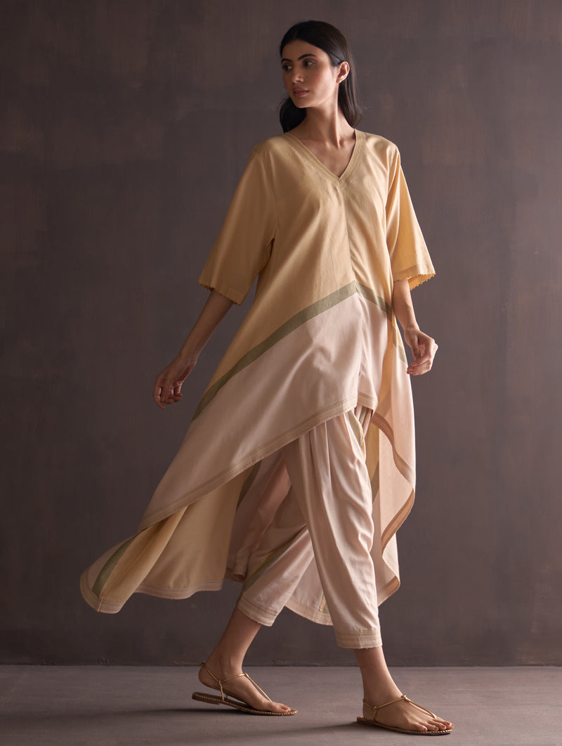 Sora Asymmetrical Co-ord Set - Sun
