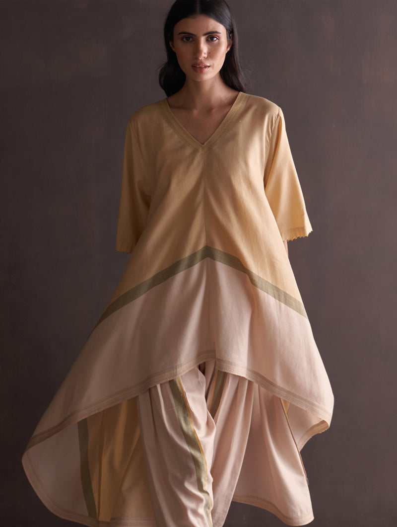 Sora Asymmetrical Co-ord Set - Sun