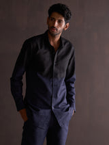 Kio Ombre Shirt - Midnight