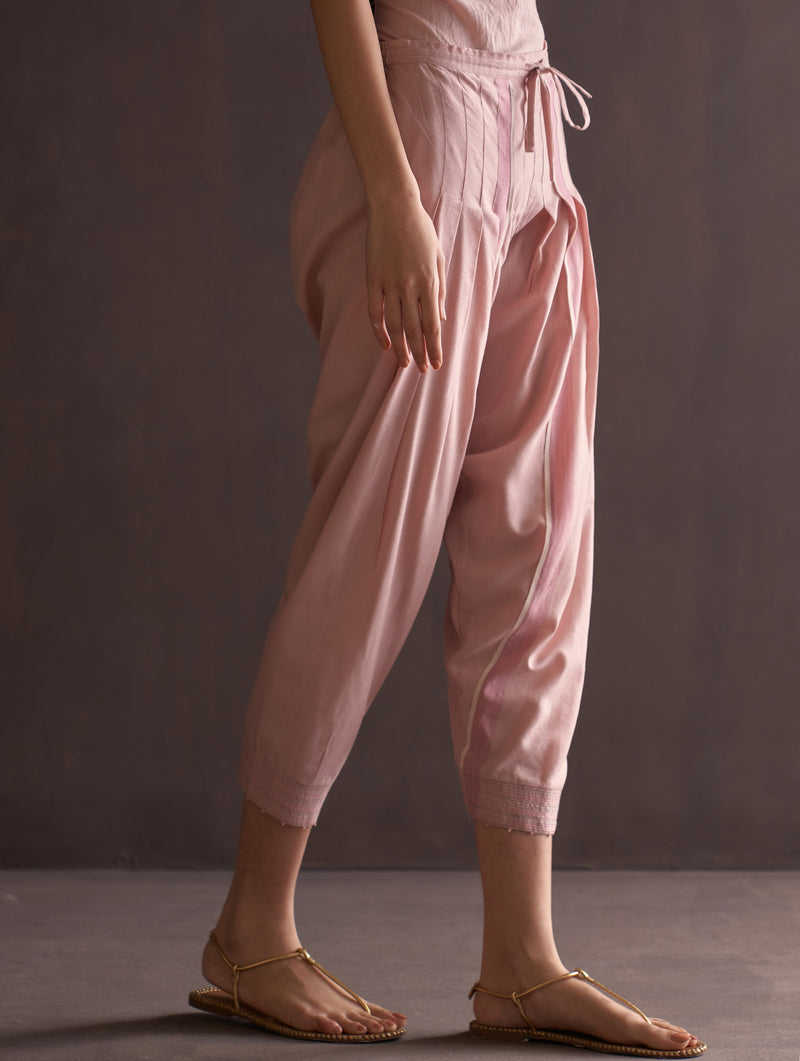 Sora Asymmetrical Co-ord Set - Blush