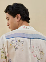 Fola Watercolour Floral Shirt - Ivory