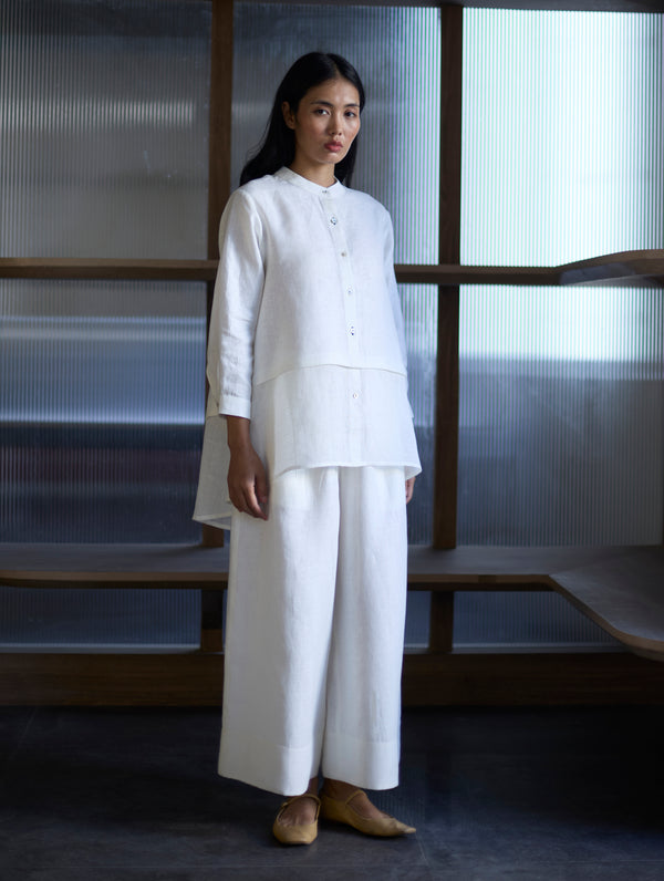 Anaya Linen Co-ord Set - Ivory